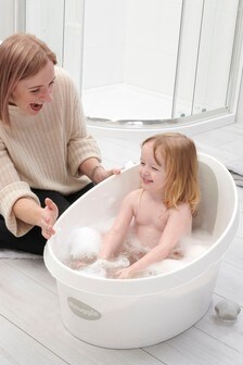 Shnuggle Grey Toddler Bath With Backrest