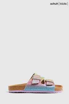 Schuh Multi Tropical Rainbow Slide Sandals (M54117) | £18