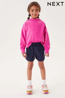 Navy Blue Jersey Shorts (3-16yrs) (M55188) | £6 - £11
