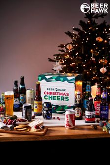 Beer Hawk Christmas Cheers Lager Gift Crate