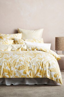 Sheridan Yellow Marsella Floral Duvet Cover and Pillowcase Set