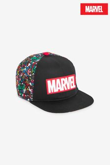 Marvel Black/White License Cap (3-16yrs) (M56481) | £11 - £13