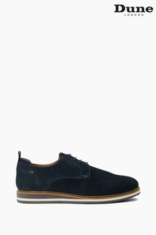 Dune London Blue Bucatini Wedge Sole Lace Up Shoes