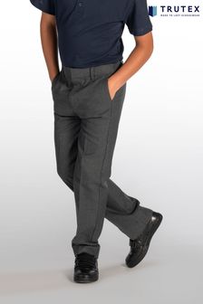 Trutex Grey Slim Fit School Trousers (M58286) | £18