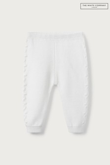 The White Company Organic Knitted Cable Leggings