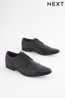 Black Brogue Shoes (M64366) | £35