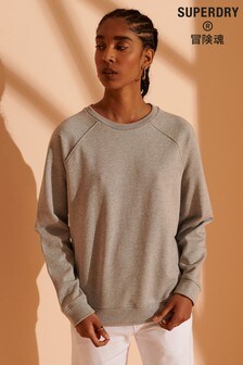Superdry Grey Cult Studios Limited Edition Organic Cotton Sweatshirt