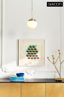 Swoon Brass Wright Pendant Ceiling Light (M64833) | £70