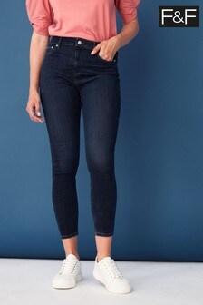 F&F Blue Indigo Contour Jeans