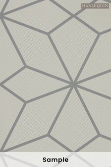 Harlequin Grey Axal Wallpaper Sample Wallpaper