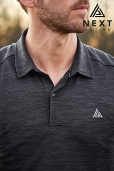 Charcoal Grey Active Golf Polo Shirt (M68206) | £20