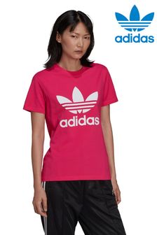 adidas Originals Large Pink Logo T-Shirt