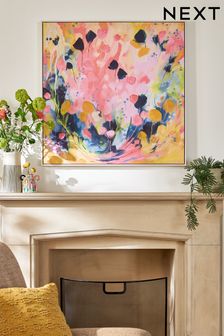 Multi Colour Large Artist Collection by Susan Nethercote Floral Framed Canvas Wall Art