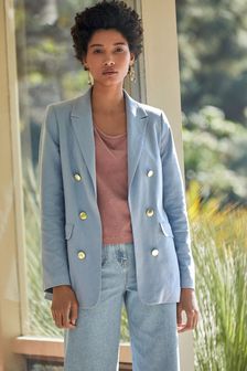 Relaxed Military Blazer