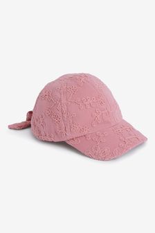 Embroidered Bow Back Cap (3mths-6yrs)
