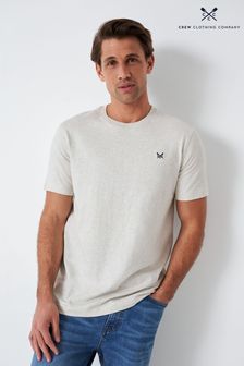 Crew Clothing Company Grey Solid Marl T-Shirt
