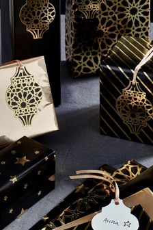 Gold Eid Gift Wrap Kit