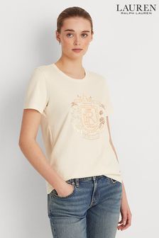 Lauren Ralph Lauren Katlin Cream T-Shirt