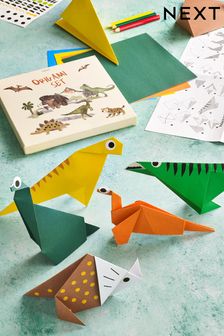 Green Dinosaur Origami Set