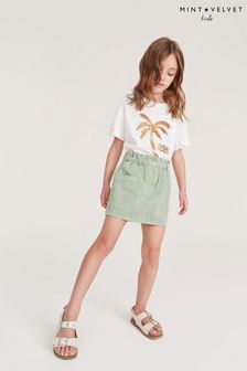 Mint Velvet Denim Mini Skirt