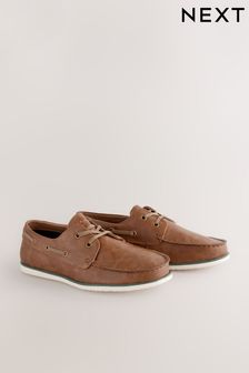 Tan Brown Boat Shoes nft (M73814) | £40