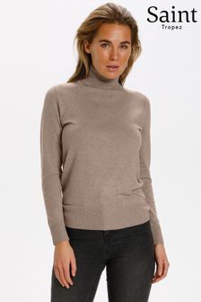Saint Tropez Natural Mila Roll Neck Pullover (M74098) | £30