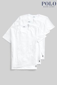 Polo Ralph Lauren White T Shirts 3 Pack (M74561) | £45