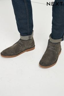 Grey Suede Desert 50mm Boots (M74662) | £55