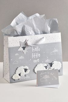 Grey Sheep Gift Bag Set