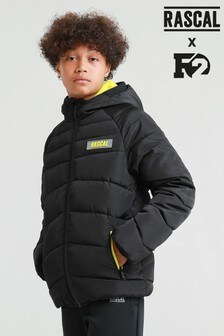 Rascal Boys Black Vision Quilted Jacket