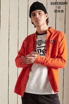 Superdry Orange Trailsman Flannel Shirt