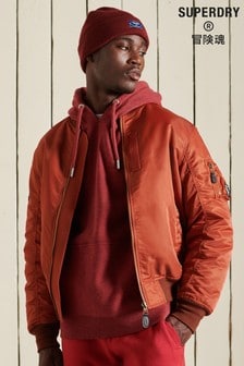 burnt orange mens coat