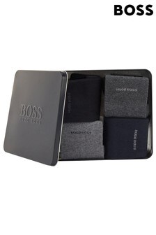 BOSS Blue 4 Pack Gift Set Socks