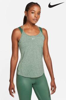 Nike Green One Dri Fit Elastika Tank Vest