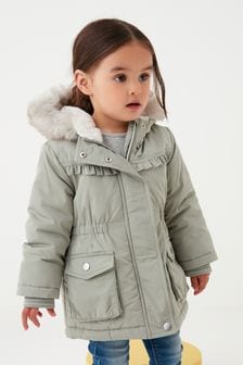 Baby Girls Hoodie Windbreaker Jacket Princess Trench Coat Outwear 