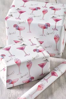 Pink Cocktail 6M Wrapping Paper