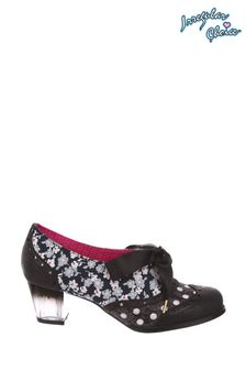 Irregular Choice Corporate Beauty Black Lace-Up Shoes
