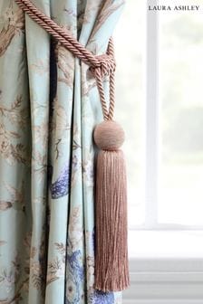Carnation Pink Theodora Tassel Curtain Tie Back