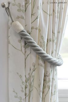 Pale Grey Green Rhiannon Rope Curtain Tieback