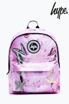 Hype. Pink Butterfly Garden Backpack