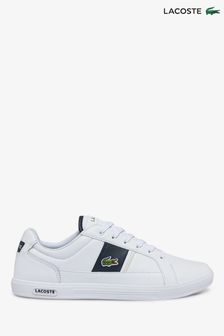 Lacoste White/Blue Trainers