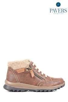 pavers floral ankle boots