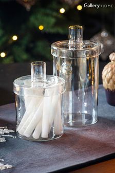 Gallery Direct Kirby Christmas Candle Holder Jar Small