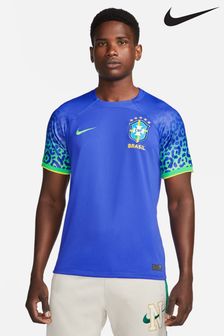 Nike Blue Brazil Stadium Away Football Shirt (M86416) | £75