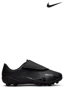 Nike Black Jr. Mercurial Vapor 15 Club Firm Ground Football Boots (M86677) | £40