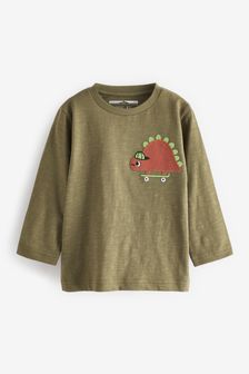 Little Hand Toddler Boys Dinosaur Jumper Long Sleeve T Shirt Tops Kids Sweatshirt Boy Cartoon Clothes 1 2 3 4 5 6 7 Years 