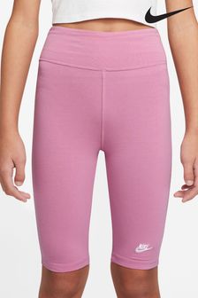 Nike Pink 9 Inch High Waisted Cycling Shorts