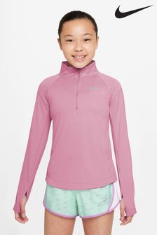 Nike Pink Dri-FIT Long Sleeve Running Top (M86907) | £38