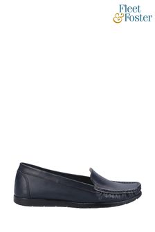 Fleet & Foster Blue Tiggy Slip On Loafers (M87017) | £49