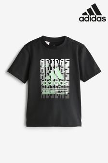 adidas Black Gaming Graphic T-Shirt (M88751) | £22